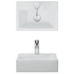Crosswater - Gerona 1 Tap Hole Countertop Or Wall Mounted Basin - 425 X 305mm