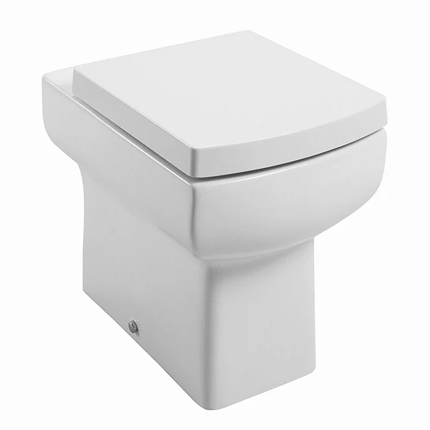 Victorian Plumbing Cubo Back To Wall Pan With Soft Close Seat 4 Victorian Plumbing Cubo Back To Wall Pan With Soft Close Seat - Image 2