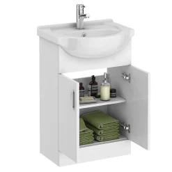 Cove Complete Modern Bathroom Package (incl. Standard Shower Bath) -Croydex shop cv5cbp d2
