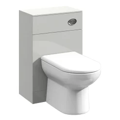 Cove 1050mm Light Grey Vanity Unit Cloakroom Suite -Croydex shop cvg1050cs d3