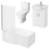Cove Small Shower Bath Suite -Croydex shop cvsbs d6