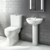 Cove Comfort Height Close Coupled Toilet + Soft Close Seat -Croydex shop cvwcch d2