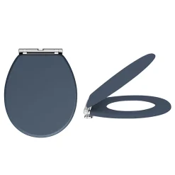 Chatsworth Wall Hung Blue Vanity With Chrome Handle & Low Level Toilet -Croydex shop cwh560blucll d5