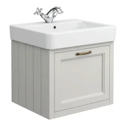 Chatsworth Wall Hung Grey Vanity With Brass Handle & Low Level Toilet 12 Chatsworth Wall Hung Grey Vanity With Brass Handle & Low Level Toilet -Croydex shop cwh560grybll d3