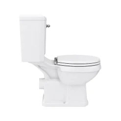 Chatsworth Traditional White Cloakroom Suite (Vanity Unit + Close Coupled Toilet)