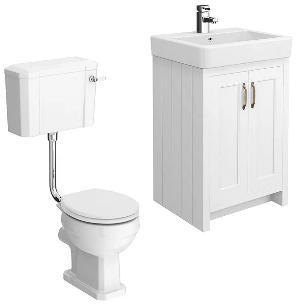 Chatsworth White 4-Piece Low Level Bathroom Suite 7 Chatsworth White 4-Piece Low Level Bathroom Suite - Image 5