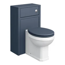 Chatsworth White Marble Traditional Blue Vanity Unit + Toilet Package -Croydex shop cwm610wcblu d3