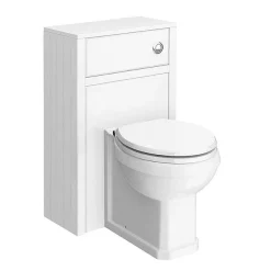 Chatsworth White Marble 610mm Traditional White Vanity Unit + Toilet Package -Croydex shop cwm610wcwht d3
