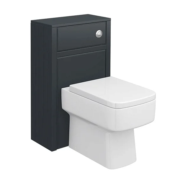 Chatsworth White Marble 810mm Traditional Graphite Vanity Unit + Toilet Package 7 Chatsworth White Marble 810mm Traditional Graphite Vanity Unit + Toilet Package - Image 5