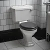 Heritage Bathroom Heritage - Granley Deco Close Coupled Standard Height WC & Landscape Cistern -Croydex shop decowc4 d1