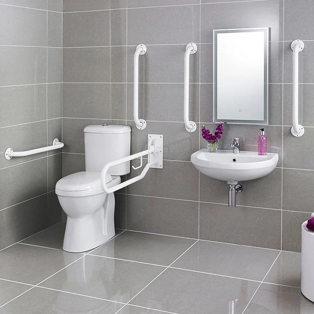 Nuie Single Flush High Rise Close Coupled Toilet 3 Nuie Single Flush High Rise Close Coupled Toilet