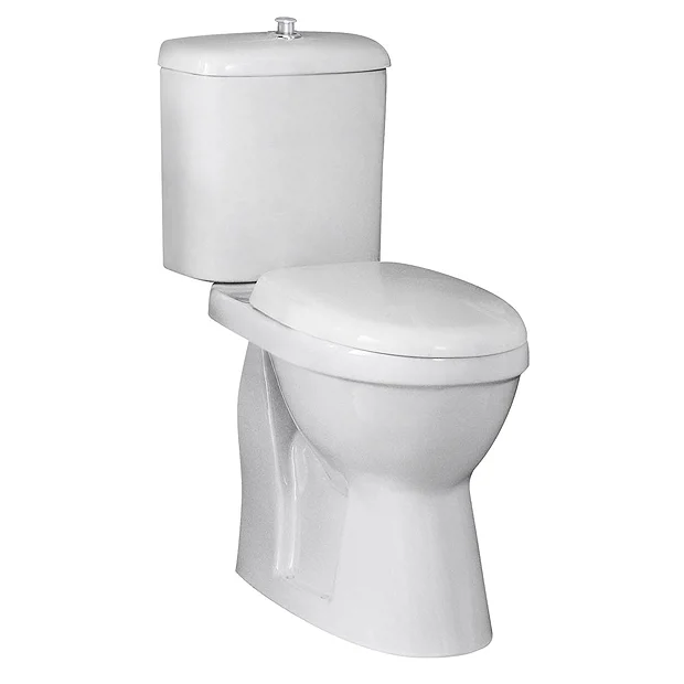 Nuie Single Flush High Rise Close Coupled Toilet 4 Nuie Single Flush High Rise Close Coupled Toilet - Image 2
