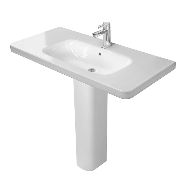 Duravit DuraStyle 1000mm 1TH Basin + Full Pedestal 3 Duravit DuraStyle 1000mm 1TH Basin + Full Pedestal