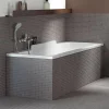 Duravit DuraStyle 1700 X 750mm Rectangular Bath With Backrest Slope Right + Support Feet -Croydex shop ds17x75rb d3