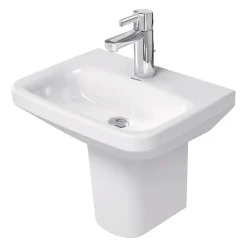 Duravit DuraStyle 450mm 1TH Handrinse Basin + Semi Pedestal