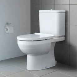 Duravit No.1 Rimless Close Coupled Toilet (6/3 L Flush) + Seat -Croydex shop dsbhcc43 d1 1