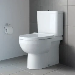 Duravit DuraStyle Basic BTW Rimless Close Coupled Toilet (6/3 L Flush) + Seat