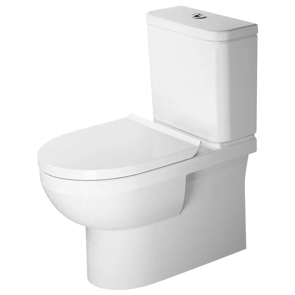 Duravit DuraStyle Basic HygieneGlaze BTW Rimless Close Coupled Toilet (6/3 L Flush) + Seat 4 Duravit DuraStyle Basic HygieneGlaze BTW Rimless Close Coupled Toilet (6/3 L Flush) + Seat - Image 2
