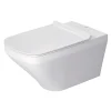 Duravit DuraStyle Durafix 620mm Wall Hung Toilet + Seat -Croydex shop dsd62whst l 1