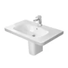 Duravit DuraStyle 800mm 1TH Washbasin + Semi Pedestal -Croydex shop dsf800thsp l
