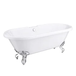 Victorian Plumbing Duke 1795 Traditional Roll Top Bath -Croydex shop duketraditionalrolltopbath1795mmballclawfeetnd3
