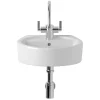 Ideal Standard White Round 40cm 1TH Handrinse Basin -Croydex shop e001701 l