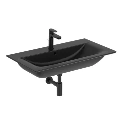 Ideal Standard Connect Air Silk Black 840mm Wall Mounted / Vanity Basin -Croydex shop e0279v3.ai1