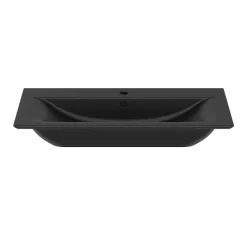 Ideal Standard Connect Air Silk Black 840mm Wall Mounted / Vanity Basin -Croydex shop e0279v3.ai2