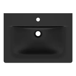 Ideal Standard Connect Air Silk Black 640mm Wall Mounted / Vanity Basin - E0279V3 -Croydex shop e0289v3.ai3