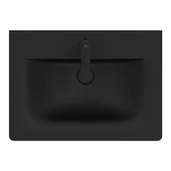 Ideal Standard Connect Air Silk Black 640mm Wall Mounted / Vanity Basin - E0279V3 -Croydex shop e0289v3.ai4