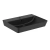 Ideal Standard Connect Air Cube Silk Black 600mm Wall Mounted / Vanity Basin -Croydex shop e0298v3.ai6