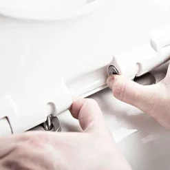 Twyford Bathroom Twyford E100 Round Wall Hung WC + Soft Close Seat 12 Twyford Bathroom Twyford E100 Round Wall Hung WC + Soft Close Seat -Croydex shop e17857wh d3 1