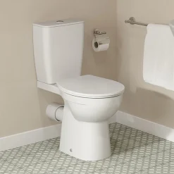 Ideal Standard Eurovit+ Close Coupled Toilet + Soft Close Seat -Croydex shop e218301 l