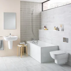 Ideal Standard Tempo Arc 1700 X 700mm 0TH Single Ended Idealform Bath -Croydex shop e256301 d1