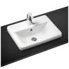 Ideal Standard Connect Cube 1TH Inset Countertop Basin -Croydex shop e501301 l