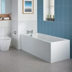 Ideal Standard Concept 1700 X 700mm 2TH Single Ended Idealform Bath -Croydex shop e729201 d4