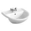 Armitage Shanks Sandringham 21 50cm Semi-Countertop Washbasin -Croydex shop e895801 l