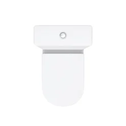 EcoDelux Metro Water Saving Close Coupled Toilet + Soft Close Seat -Croydex shop ecometcc d3 1