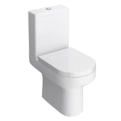 EcoDelux Metro Water Saving Close Coupled Toilet + Soft Close Seat -Croydex shop ecometcc d4 1