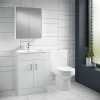 EcoDelux Metro Water Saving Close Coupled Toilet + Soft Close Seat -Croydex shop ecometcc d5