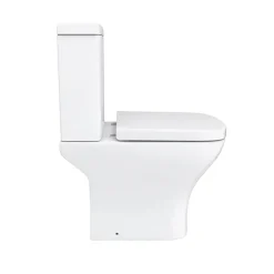 EcoDelux Venice Water Saving Close Coupled Toilet + Soft Close Seat -Croydex shop ecovencc d1