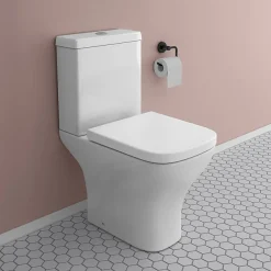 EcoDelux Venice Water Saving Close Coupled Toilet + Soft Close Seat -Croydex shop ecovencc d2