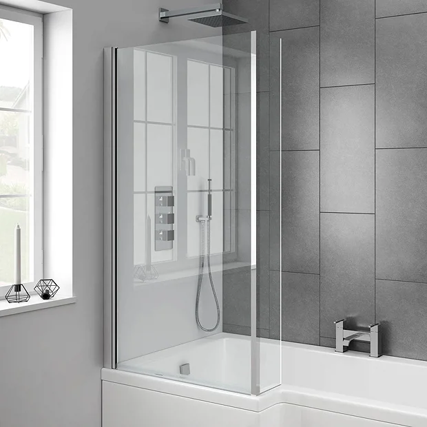 Victorian Plumbing Edge Modern Shower Bath Suite 5 Victorian Plumbing Edge Modern Shower Bath Suite - Image 3