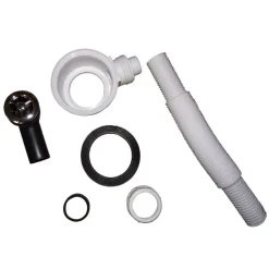 RAK Ceramic RAK Emma 400mm Inset Bowl Basin + Chrome Overflow Kit