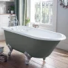 Heritage Bathroom Heritage Essex 2TH Roll Top Cast Iron Bath (1700x770mm) With Feet -Croydex shop essex2thbath d5