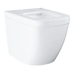 Grohe Euro Rimless Back To Wall Toilet With Soft Close Seat + FREE TOILET ROLL HOLDER -Croydex shop eurbtw d1