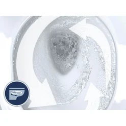 Grohe Euro Rimless Wall Hung Toilet With Soft Close Seat + FREE TOILET ROLL HOLDER -Croydex shop eurccwc1 d3nn