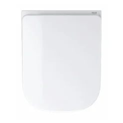 Grohe Euro Compact Rimless Wall Hung Toilet With Soft Close Seat + FREE TOILET ROLL HOLDER -Croydex shop eurcomwc d5