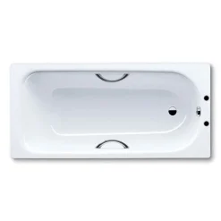 Kaldewei Eurowa 1600 X 700mm Steel Enamel Bath With Twin Grip Handles (2TH)