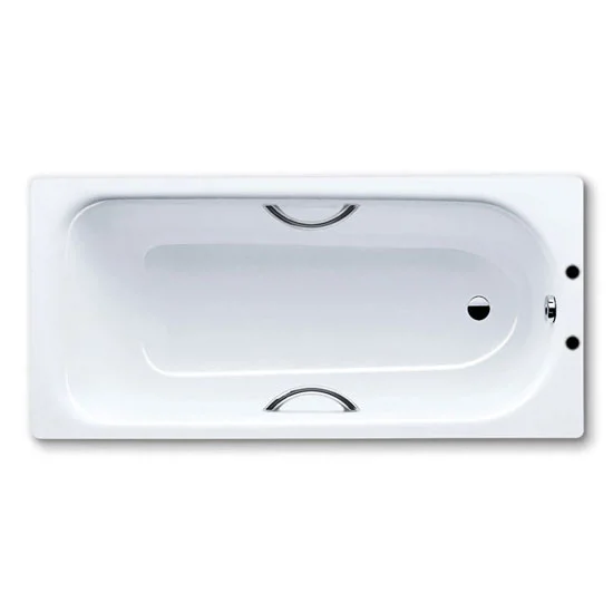 Kaldewei Eurowa 1600 X 700mm Steel Enamel Bath With Twin Grip Handles (2TH) 3 Kaldewei Eurowa 1600 X 700mm Steel Enamel Bath With Twin Grip Handles (2TH)